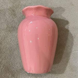 New Pink 7” Vase W/ 2.5” Opening